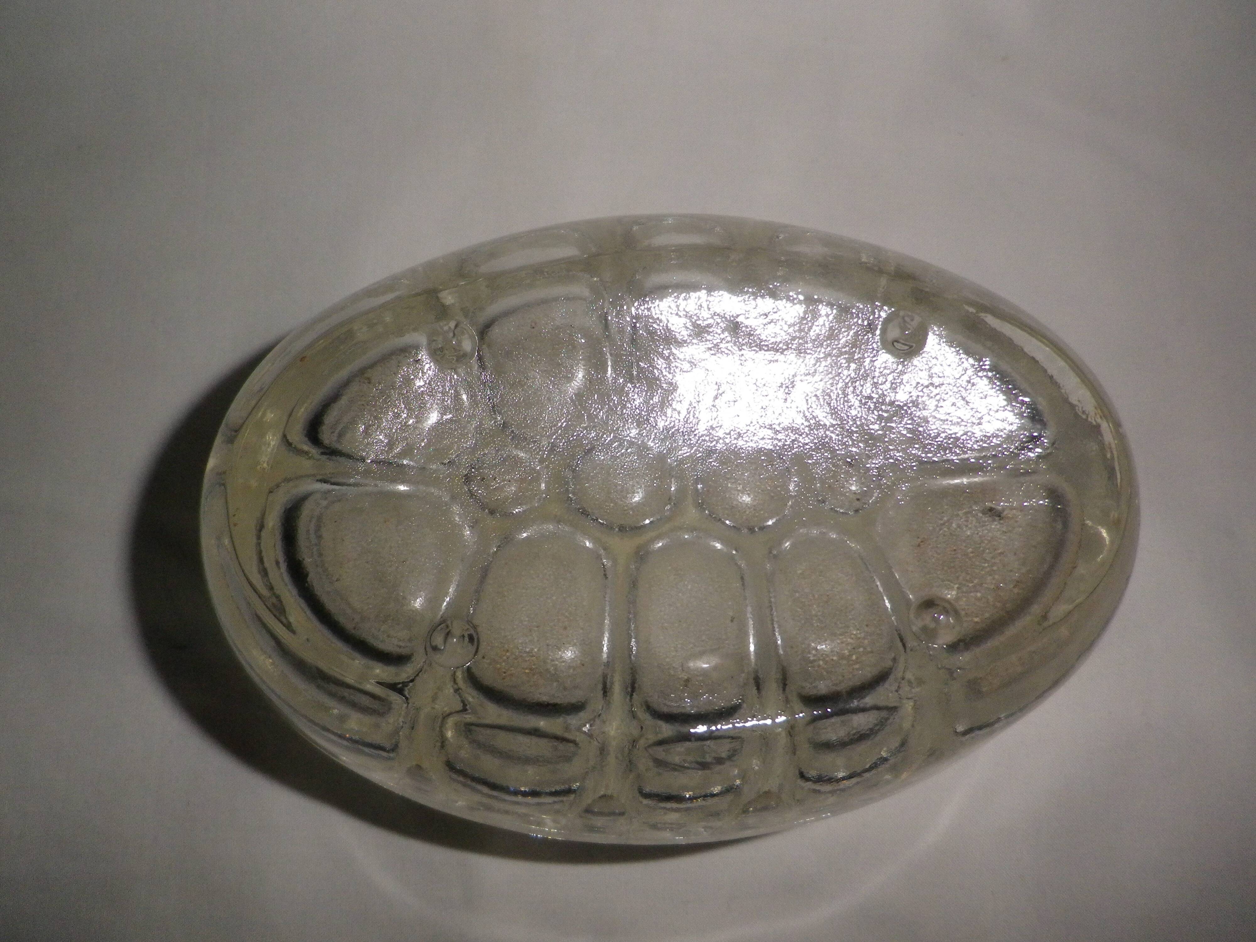 Spade flower glass