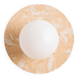 ALBA wall lamp in mixed beige concrete