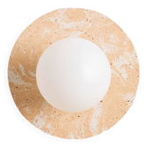 Applique ALBA en béton beige mêlé