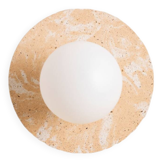 Applique ALBA en béton beige mêlé