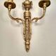 Old Wall Sconce bronze two torches style Napoleon III