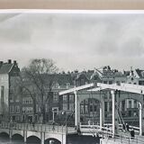 Vintage 50s tourism poster amsterdam