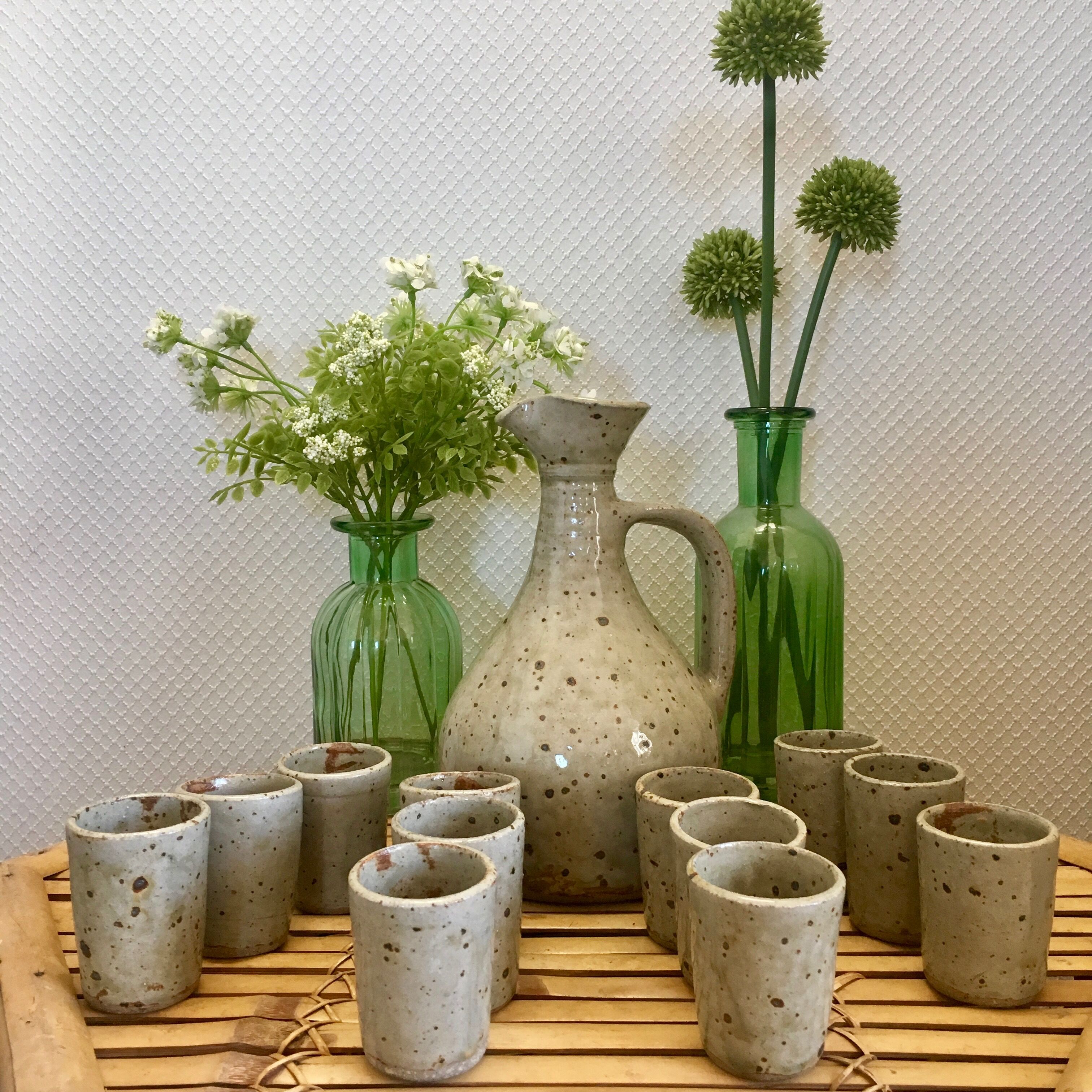 La Borne Sandstone Liqueur Service