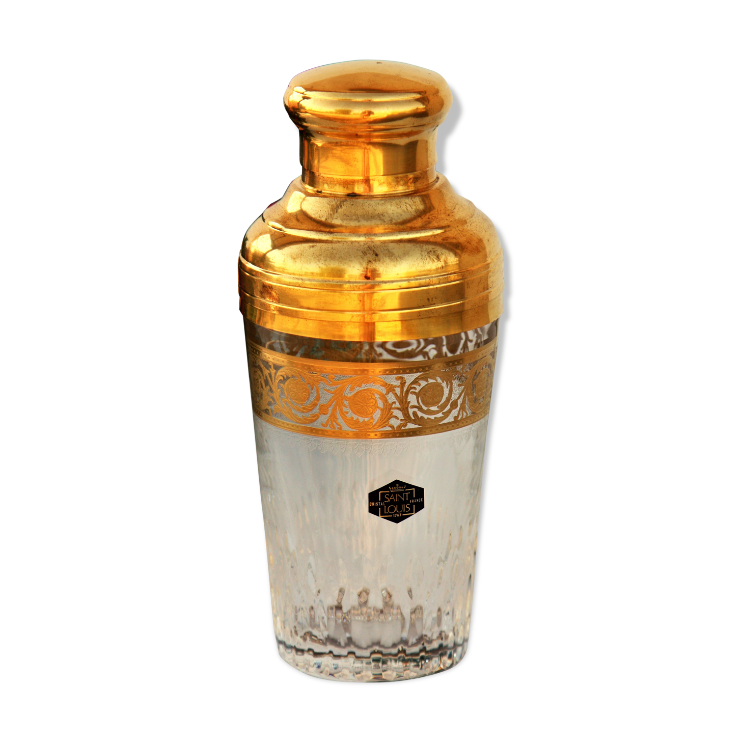 Shaker st louis crystal model thistle gold