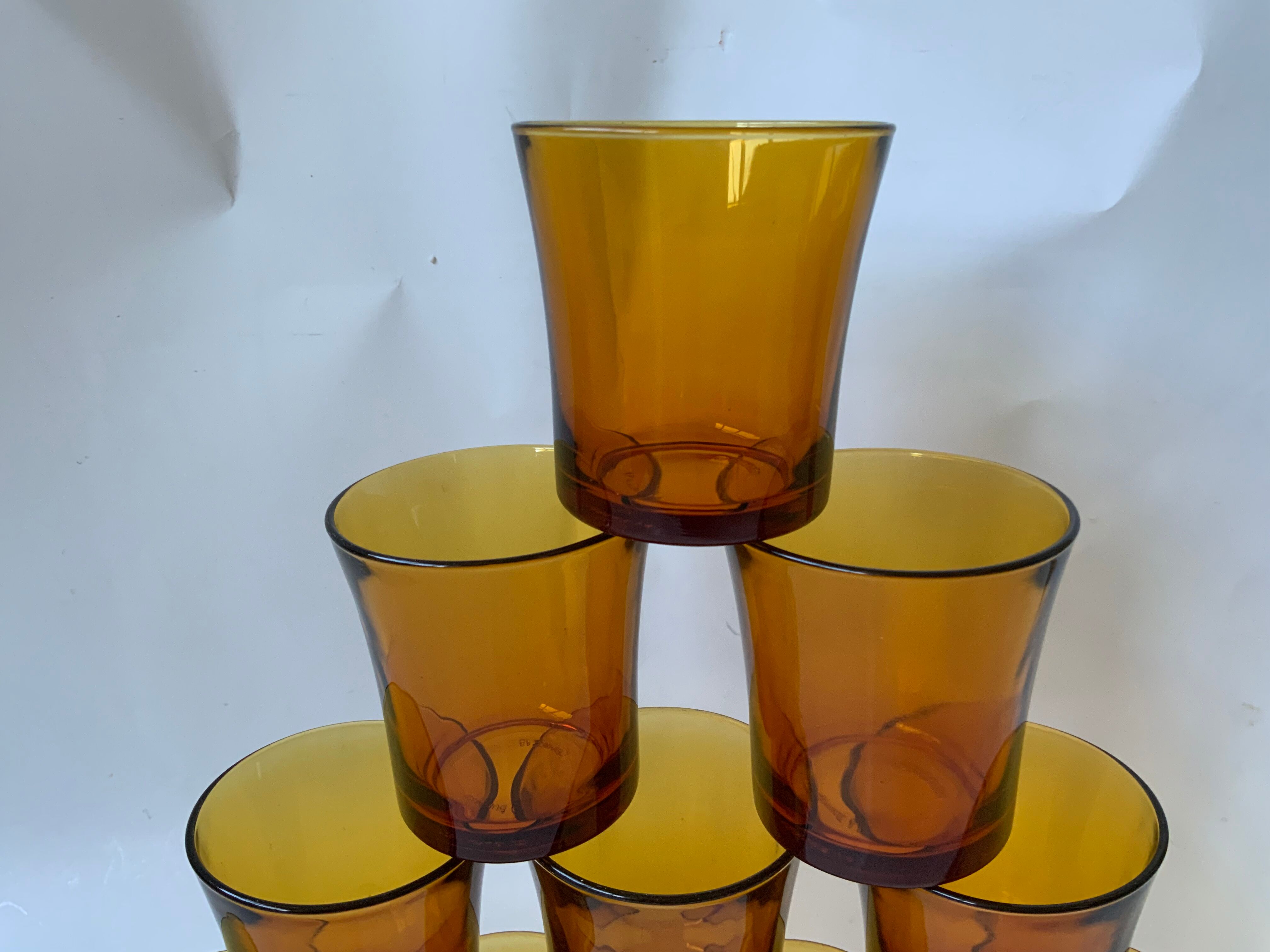 Verres ambres