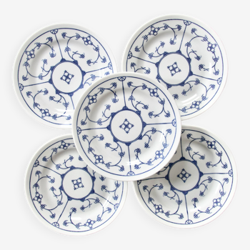 5 assiettes en porcelaine Khala Germany Blau Saks