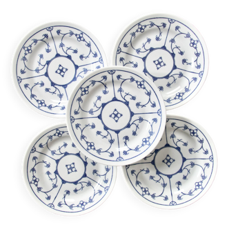 5 assiettes en porcelaine Khala Germany Blau Saks