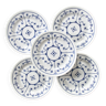 5 assiettes en porcelaine Khala Germany Blau Saks