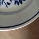 Flat plates blue flower Badonviller