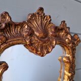 Gilded stucco mirror, late 19th century