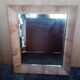 Miroir epais bois brut naturel 82/72cm - 1940