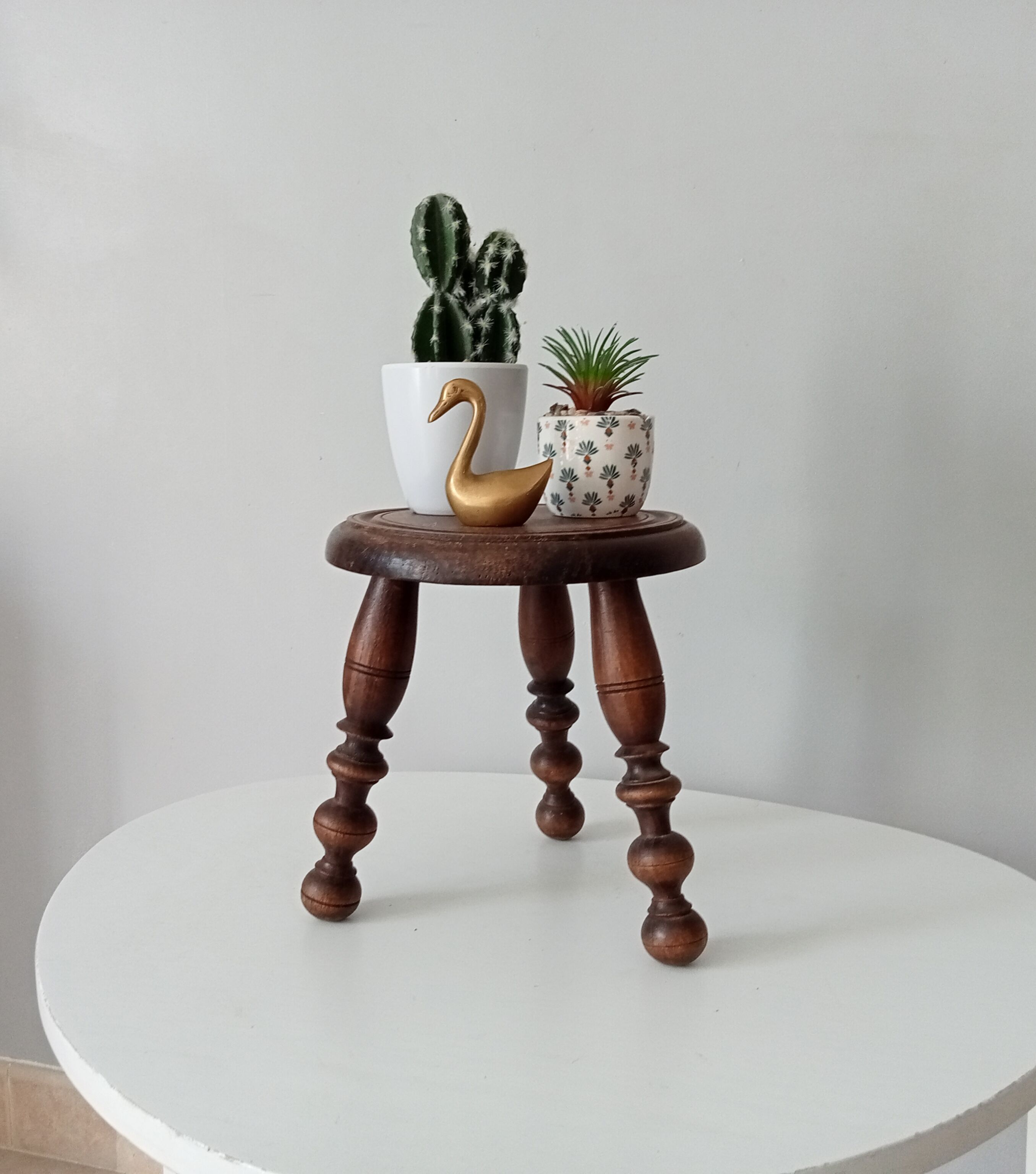 Vintage plant stool