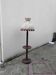 CHARLES DUDOUYT vintage floor lamp, turned wood