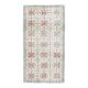 1970s Turkish Oushak Handmade Wool Cotton Beige Area Rug 101x191