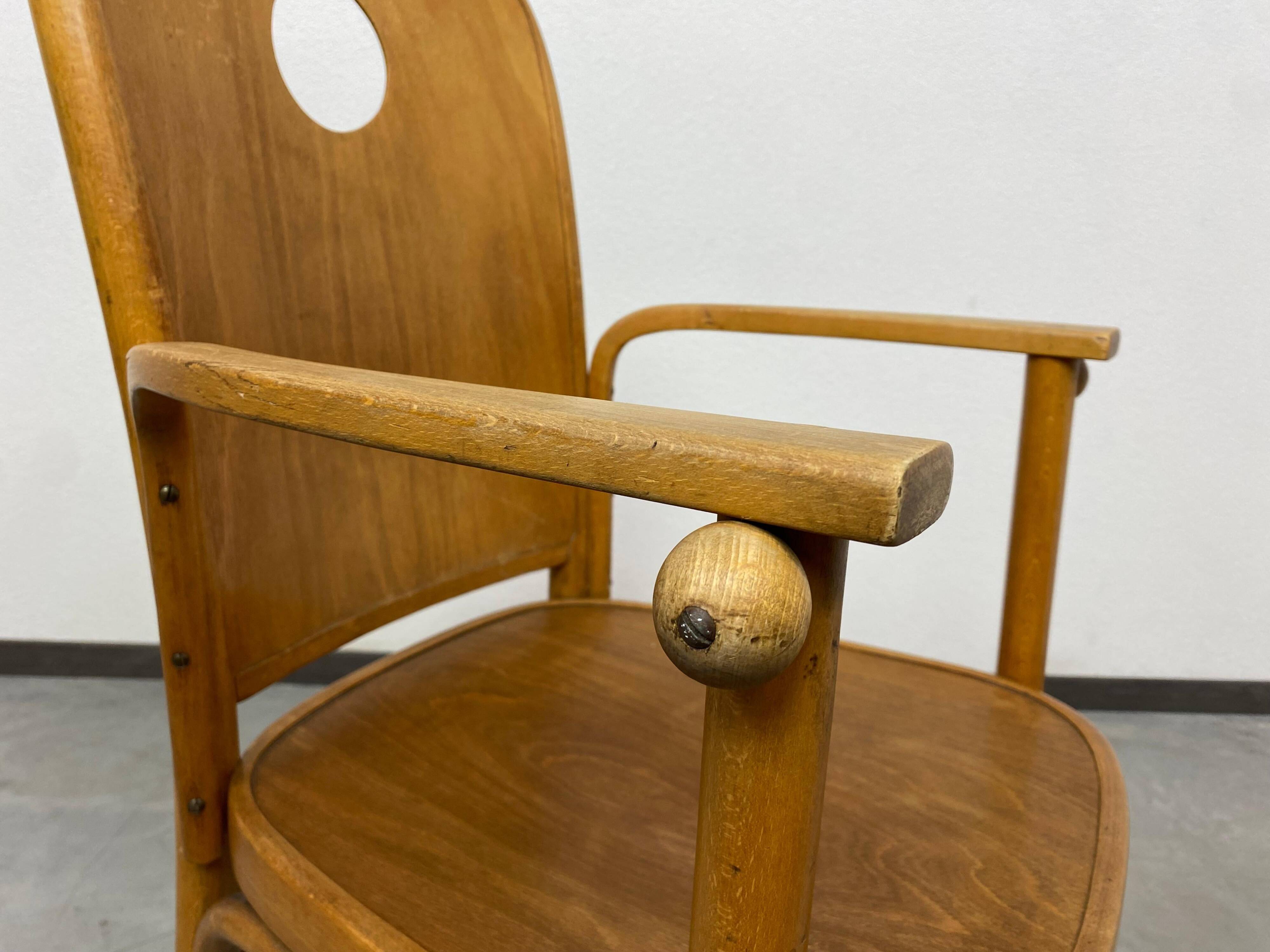 Very rare armchair no. 813 /1F by Josef Hoffmann for Jacob Josef Kohn