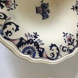 Pair of longchamp Rouennais earthenware cups