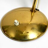 Pair of beautiful German Mid Century Modern brass table lamps with metal sh