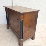 Empire period walnut commode