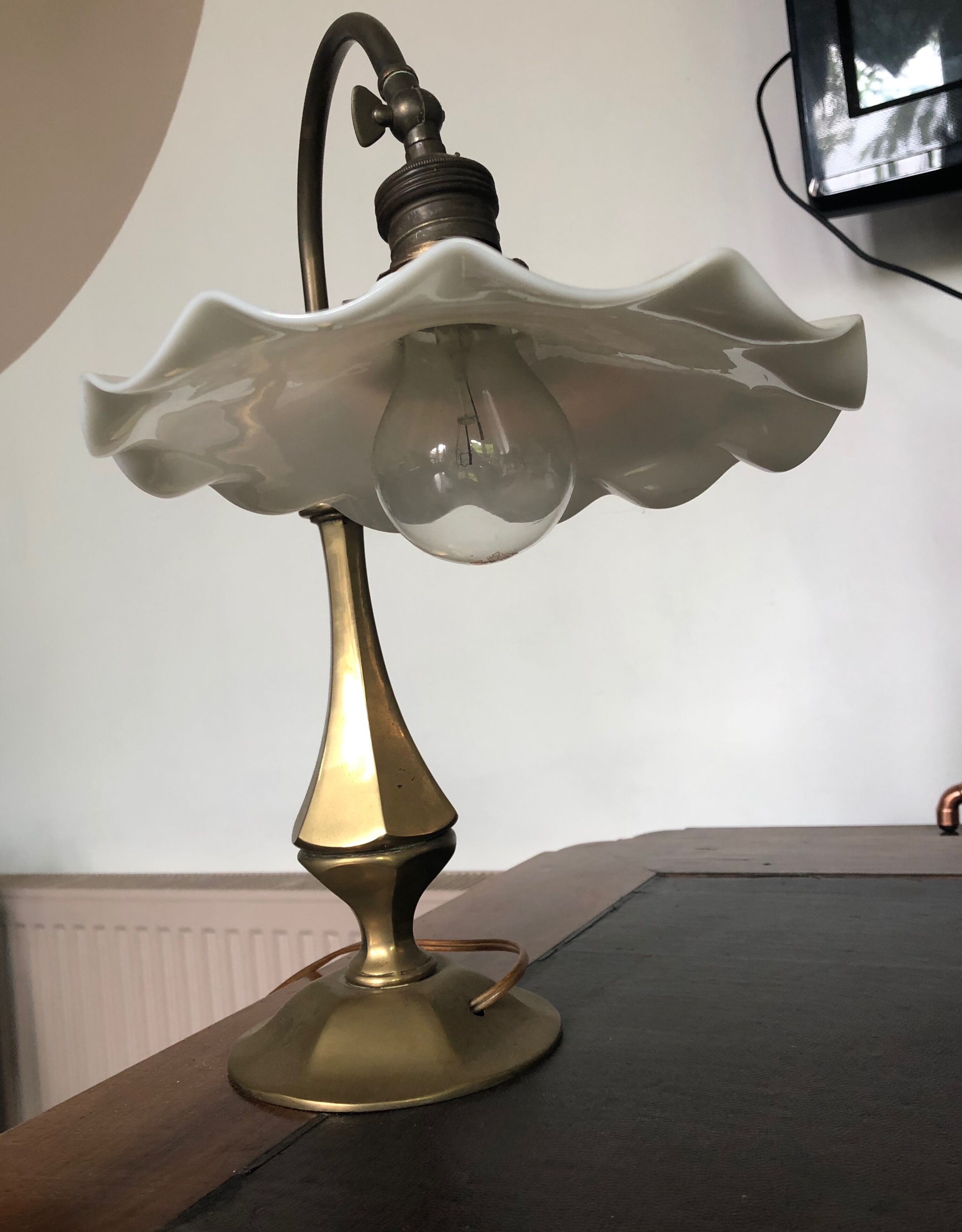 Lampe de table antique art deco