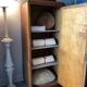 Art deco twin cabinets