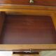 Rare Louis Philippe chest of drawers with 7 drawers from the 80s in cherry wood