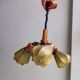 Rare 4 light cocoon pendant