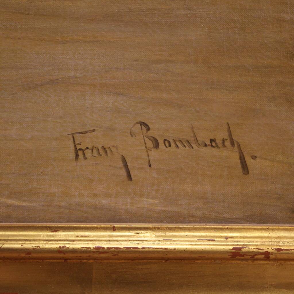 Great signed landscape, Franz Bombach (1857-1933)