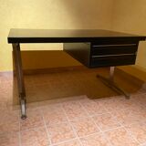 Office abbondinterni mahogany color almost black from the 70s.
