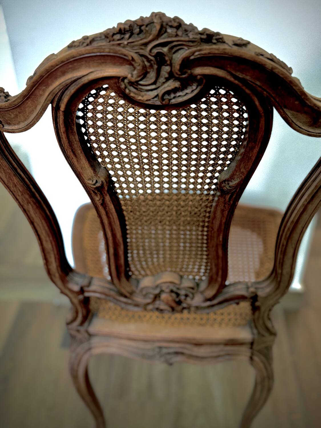 Vintage caned chair – Louis XV