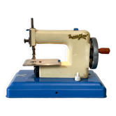 "Marie-José" sewing machine in metal and plastic, children's toy from the 1950s