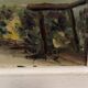 Breton landscape oil signed A. Hensel or Henset mid-20th century frame