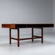 Peter Lovig Flip-Top Partners desk rosewood Lovig Denmark 1960