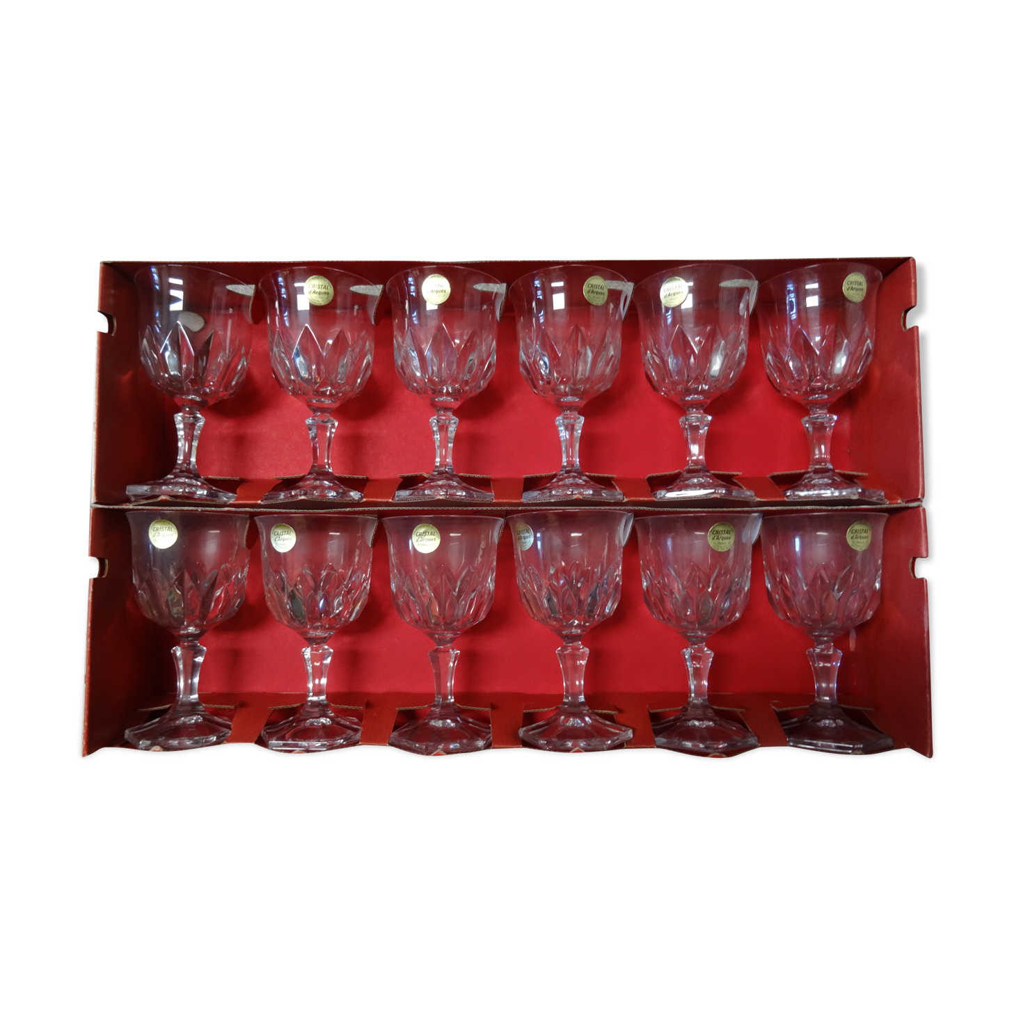 Crystal walking glasses of Arques