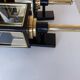 Pair of 1970s vintage lantern interior wall lamps