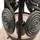 Frans Art Deco Hanglamp Van Muller Freres Luneville, 1930s