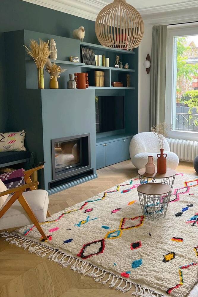 Tapis azilal en laine naturel 240/150cm