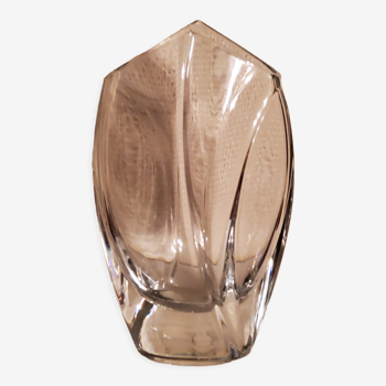 Baccarat vase signed Robert Rigot model Giverny 28cm
