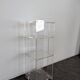 Etagere roulante en plexiglas Marais International