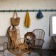 Wall coat rack with 10 hooks