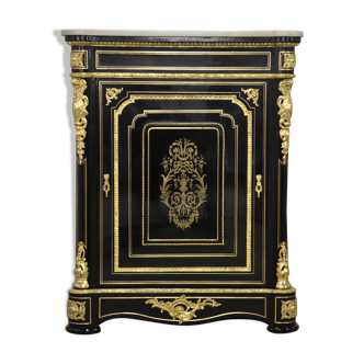 Napoleon III support cabinet in blackened wood