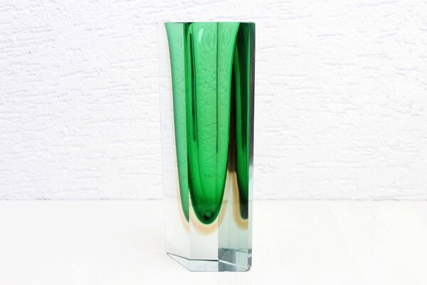 Vase en verre de Murano, Sommerso, 1970