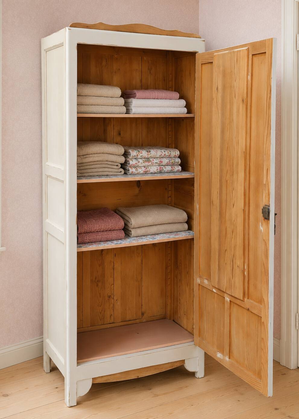 Parisian wardrobe with mirror