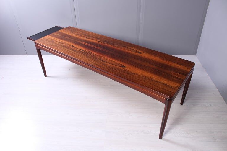 Mid-century Scandinavian coffee table in 1950s rosewood