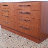Double chest of drawers Gplan Fresco teak