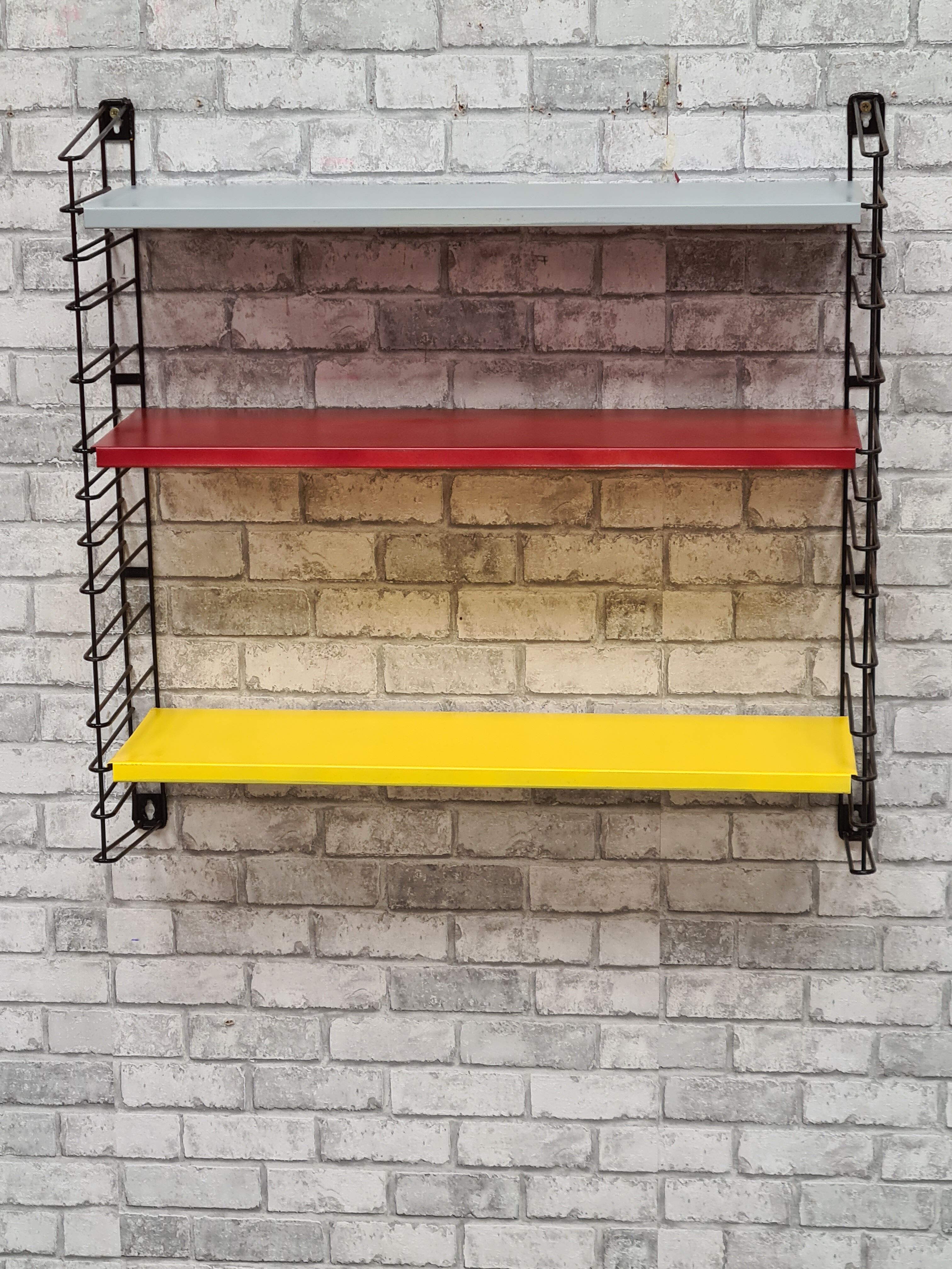 Vintage tomado shelf 1950 design A.Dekker -Old tomado shelf