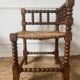 Fireplace bobbin chair
