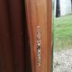 Duo of art deco mirrors on old 70x160 cm cabinet doors