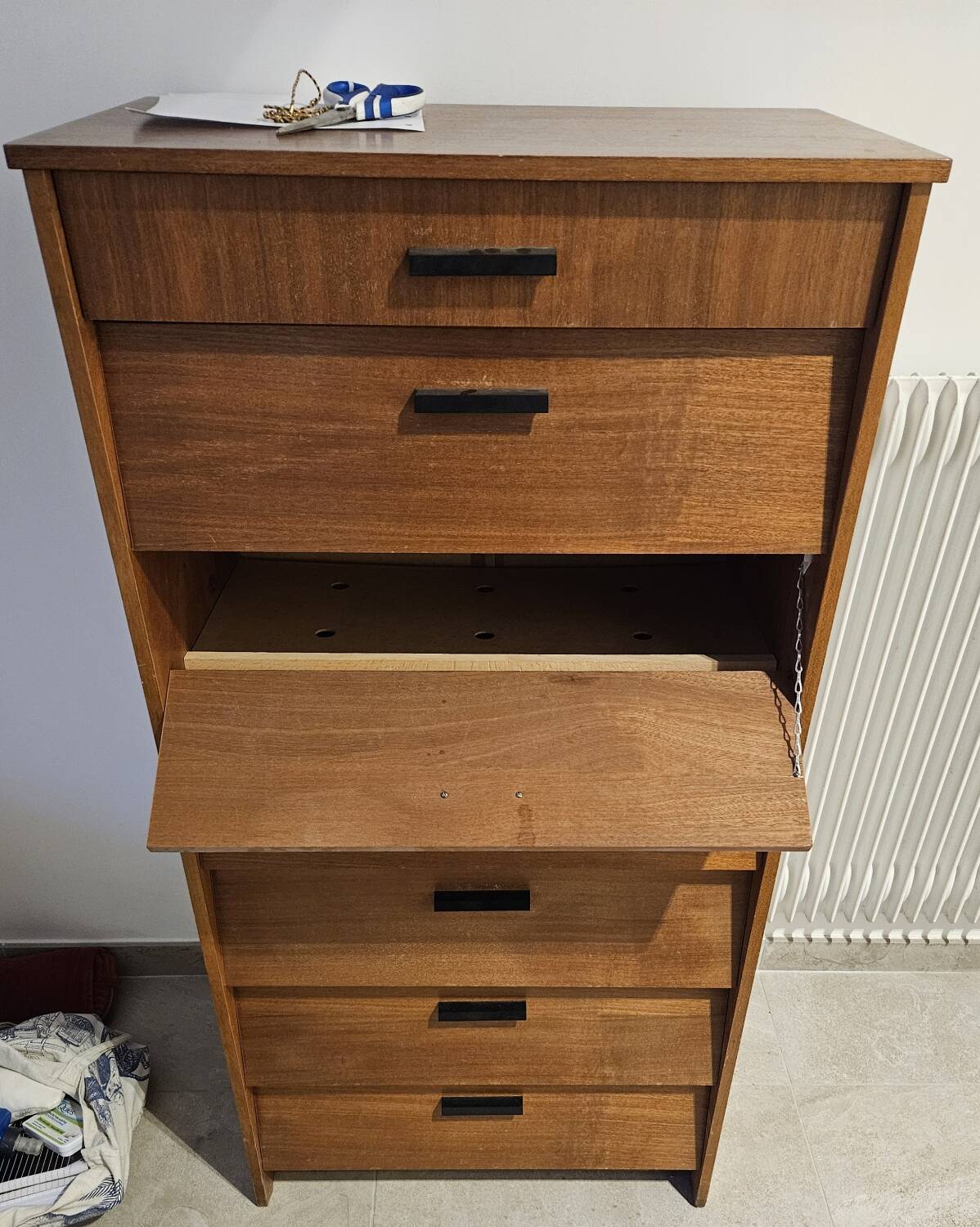 Vintage shoe cabinet