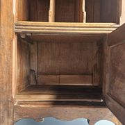 Chevet en bois avec rangement livres