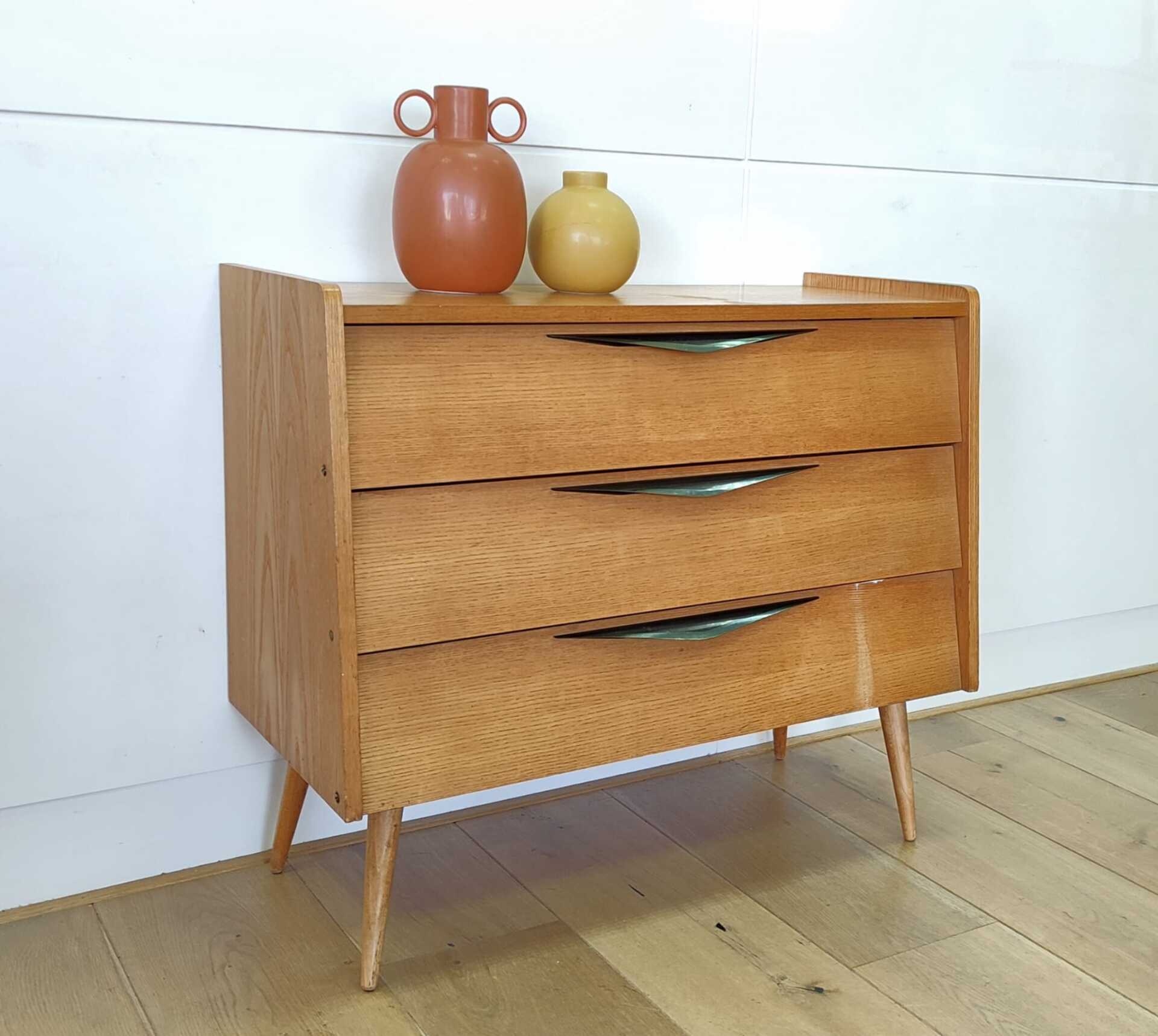 Vintage mid-century shoe cabinet